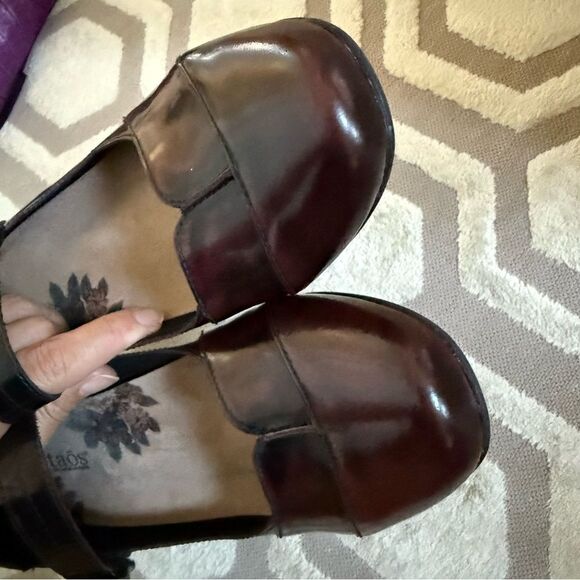 Taos Footwear Balance Leather Mary Jane in  Dark Cherry 9.5 NWOB - Picture 5 of 12